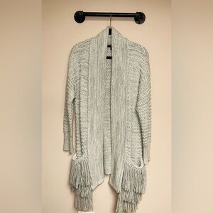 Light Grey Banana Republic Boho Long Sweater